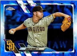 2021 Topps Chrome Update Sapphire Edition Base Set Emilio Pagan #US229 card