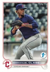 2022 Topps 1st Edition Base Set Emmanuel Clase #190 card