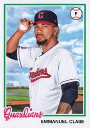 2022 Topps Archives Base Set Emmanuel Clase #191 card