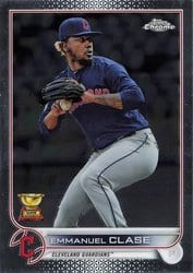 2022 Topps Chrome Base Set Emmanuel Clase #130 card