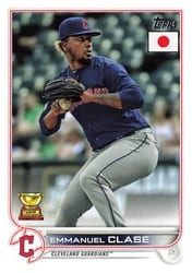 2022 Topps Japan Edition Base Set Emmanuel Clase #93 card