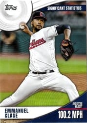 2022 Topps Significant Statistics Emmanuel Clase #SS-20 card
