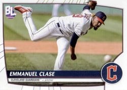 2023 Topps Big League Base Set Emmanuel Clase #144 card