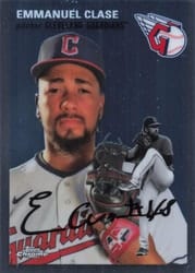 2023 Topps Chrome Platinum Anniversary Base Set Emmanuel Clase #254 card