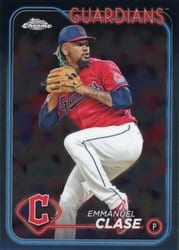 2024 Topps Chrome Base Set Emmanuel Clase #166 card