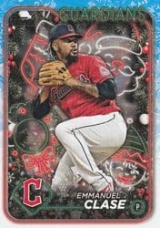 2024 Topps Holiday Base Set Emmanuel Clase #H10 card