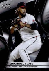 2025 Topps Chrome Black Base Set Emmanuel Clase #119 card