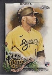 2022 Topps Allen & Ginter Chrome Base Set Emmanuel Rivera #157 card