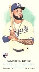 2022 Topps Allen & Ginter Mini Rookie Design Variations Emmanuel Rivera #RDV-20 card