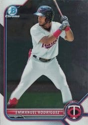 2022 Bowman Chrome Prospects Emmanuel Rodriguez #BCP-117 card