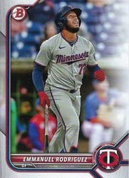 2022 Bowman Draft Base Set Emmanuel Rodriguez #BD-93 card