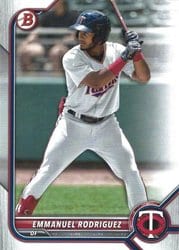 2022 Bowman Prospects Emmanuel Rodriguez #BP-117 card