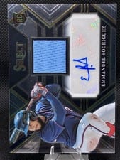 2023 Panini Select Rookie Jersey Autographs Emmanuel Rodriguez #PJA-ER card