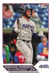 2023 Topps Pro Debut Base Set Emmanuel Rodriguez #PD-27 card