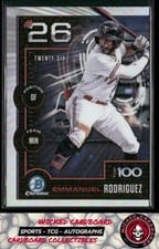2025 Bowman Bowman Scouts Top 100 Emmanuel Rodriguez #BTP-26 card