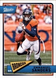 2018 Panini Classics Base Set Emmanuel Sanders #30 card