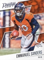 2018 Panini Prestige Base Set Emmanuel Sanders #17 card