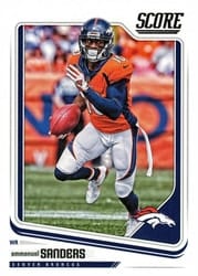 2018 Score Base Set Emmanuel Sanders #99 card