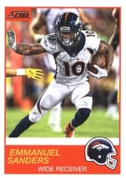2019 Score Base Set Emmanuel Sanders #14 card