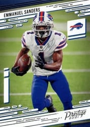 2021 Panini Prestige Base Set Emmanuel Sanders #13 card
