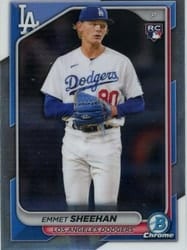 2024 Bowman Chrome Base Set Emmet Sheehan #37 card