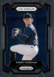 2024 Panini Prizm Base Set Emmet Sheehan #54 card