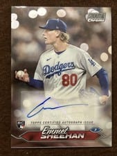 2024 Stadium Club Chrome Autographs Emmet Sheehan #SCCA-ES card
