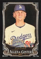 2024 Topps Allen & Ginter X Base Set Emmet Sheehan #19 card