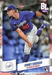 2024 Topps Big League Base Set Emmet Sheehan #95 card