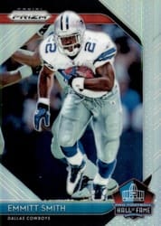 2018 Panini Prizm Hall of Fame Emmitt Smith #HOF-6 card