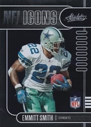 2019 Panini Absolute NFL Icons Emmitt Smith #4 card
