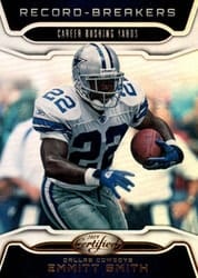 2019 Panini Certified Record Breakers Emmitt Smith #RB-ES card