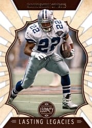 2019 Panini Legacy Lasting Legacies Emmitt Smith #LL-ES card