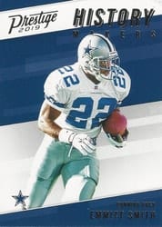 2019 Panini Prestige History Makers Emmitt Smith #HM-ES card