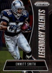 2019 Panini Prizm Legendary Talents Emmitt Smith #9 card