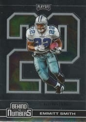 2020 Panini Playoff Behind the Numbers Emmitt Smith #BTN-6 card