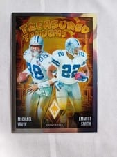 2024 Panini Phoenix Treasured Tandems Emmitt Smith / Michael Irvin #TT-DAL card