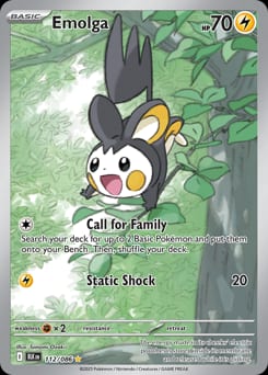 Black Bolt Emolga #112 card