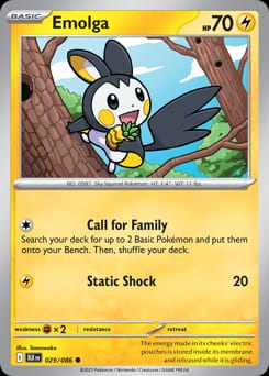2025 Black Bolt Emolga #29 card