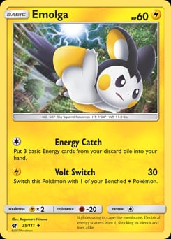 Crimson Invasion Emolga #35 card