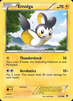 2011 Emerging Powers Emolga #32 card