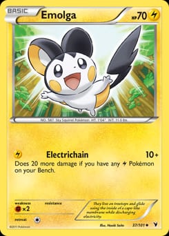 Noble Victories Emolga #37 card