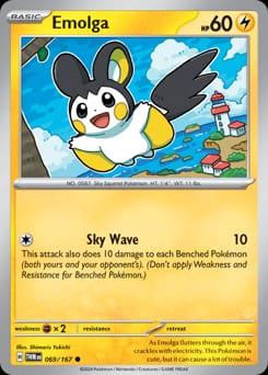 Twilight Masquerade Emolga #69 card