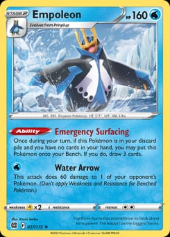 2022 Brilliant Stars Empoleon #37 card