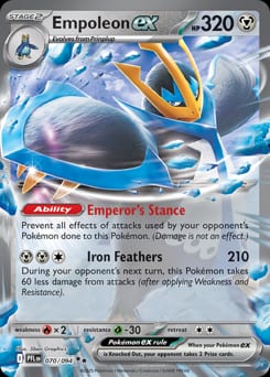 Phantasmal Flames Empoleon ex #70 card