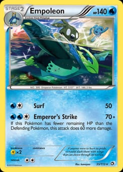 Legendary Treasures Empoleon #35 card