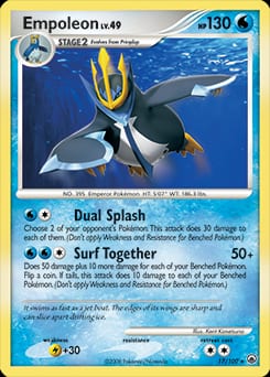2008 Majestic Dawn Empoleon #17 card