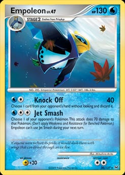 Platinum Empoleon #26 card