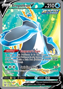 2021 Battle Styles Empoleon V #145 card
