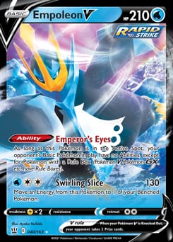 Battle Styles Empoleon V #40 card